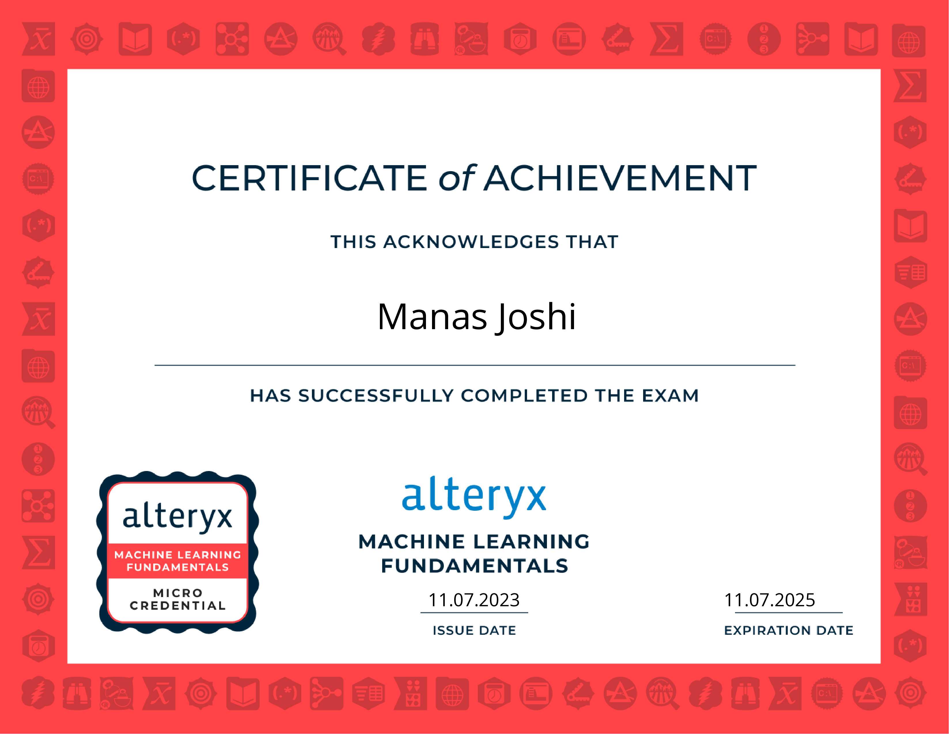 Alteryx Machine Learning Fundamentals